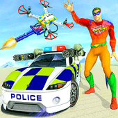 警匪大战无人机机器人