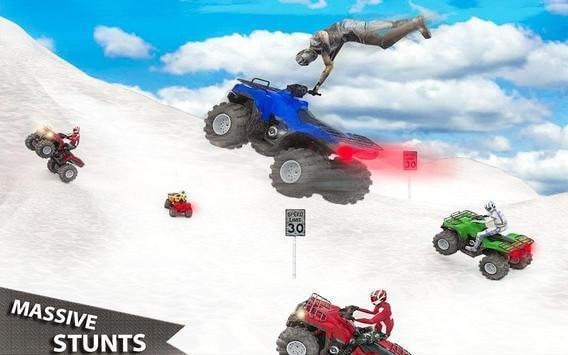 雪上测试四轮赛车 雪上测试四轮赛车