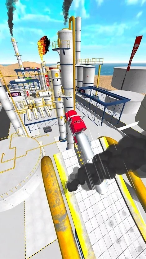 Construction Ramp Jumping