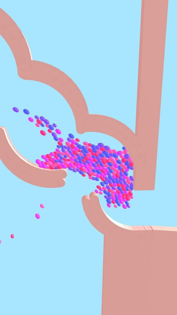 wave of balls